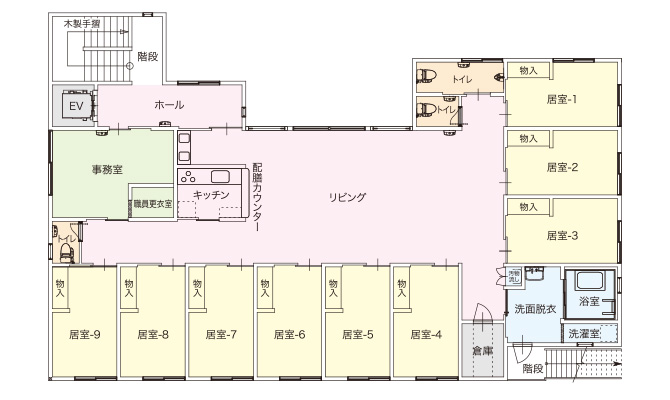 フレンド東大阪 平面図