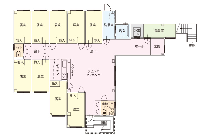 フレンド天下茶屋 平面図